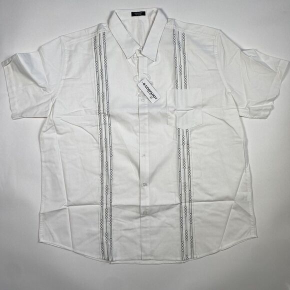 Coofandy Other - Coofandy Short Sleeve Button Down Shirt White Mens Size XL Brand New w/ Tags